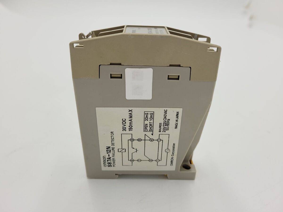OMRON S87A-12N POWER FAILURE DETECTOR | eBay OMRON S87A-12N POWER FAILURE DETECTOR | eBay