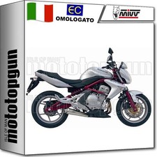 MIVV SCARICO OMOLOGATO XCONE ACCIAIO INOX KAWASAKI ER-6N 2005 05 2006 06 2007 07