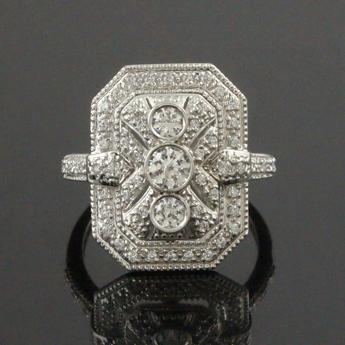 Art deco sale cocktail ring