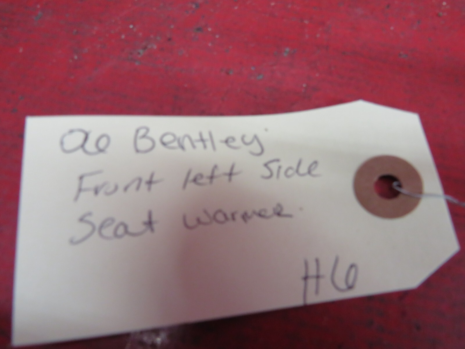 2006 BENTLEY FLYING SPUR FRONTLEFT UNDER SEAT WARMER