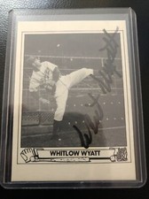 1983 TCMA Playball 1943 Brooklyn Dodgers #30 Whitlow Wyatt Signed Auto