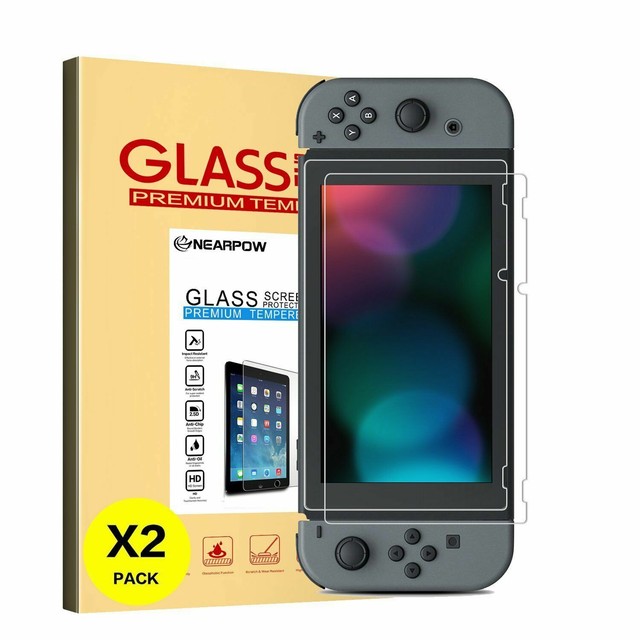 2 PACK Protector de Pantalla Premium para Nintendo Switch
