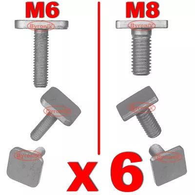 MCOE BUMPER BOLTS STUD SCREW FOR OLD FIAT PANDA UNO STRADA METAL CONNECTION SCREW X6