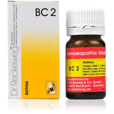 2 x Dr. Reckeweg Bio-Combination 2 (BC 2) Tablets 20g Homeopathic OTC Medicine