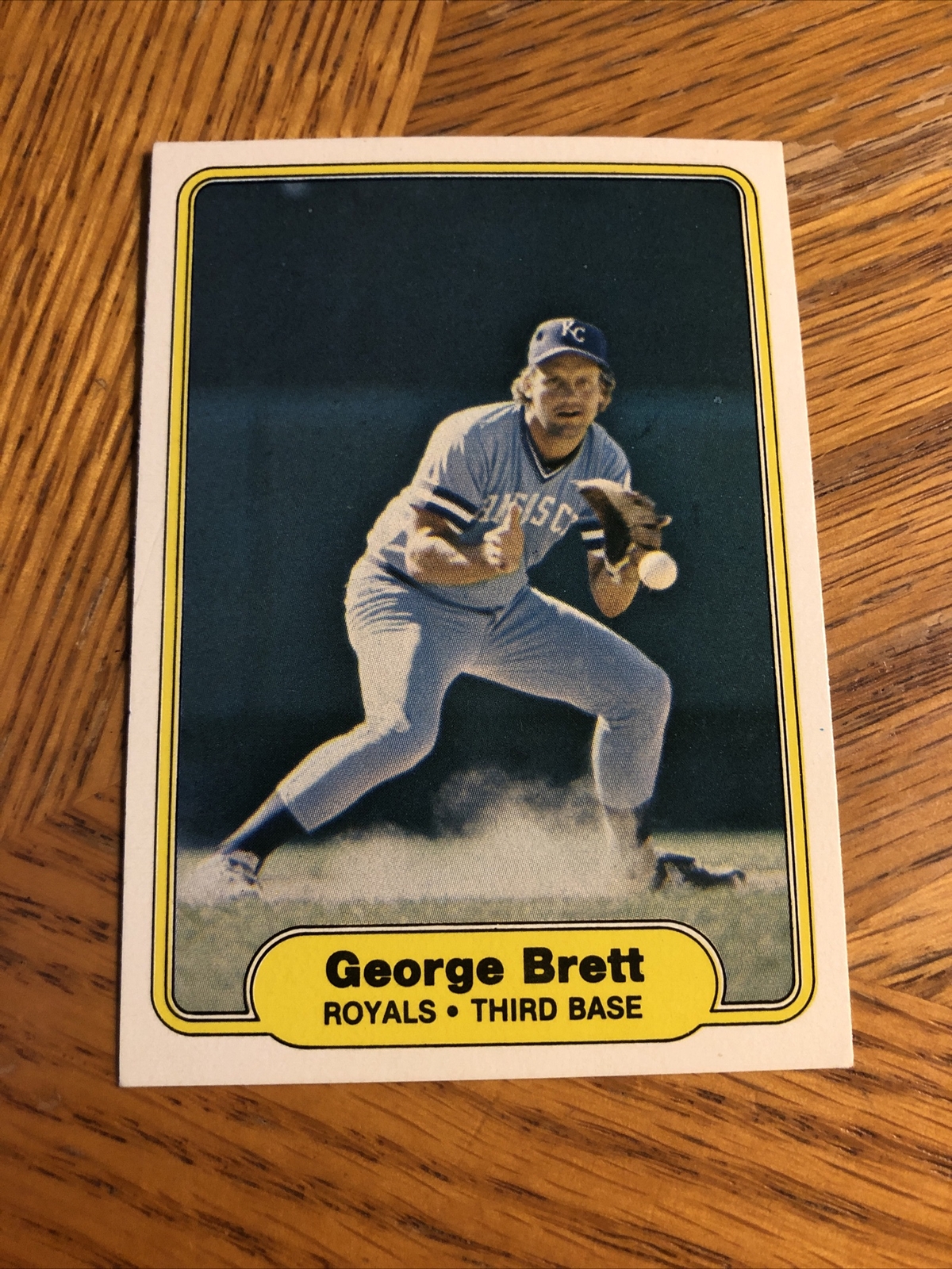 1982 Fleer #405 George Brett Kansas City Royals HOF