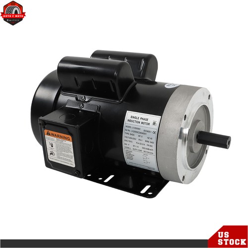 Motor monofásico de uso general 208-230V 56C 5/8" diámetro del eje 5HP 3450RPM - Imagen 5 de 11