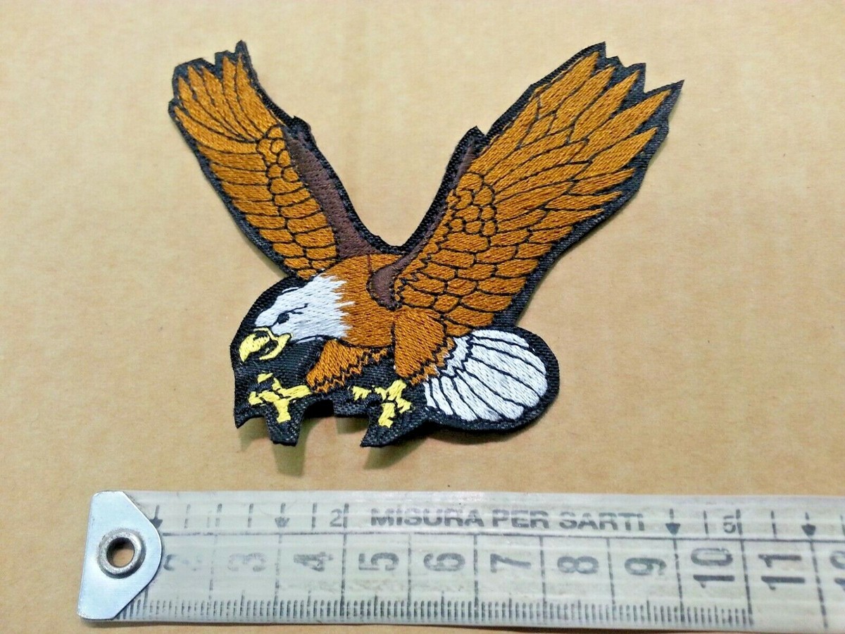 Toppa Da Cucire Harley-Davidson® Con Emblema Aquila Ricamato Da 5 Pollici Nero