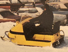 vintage Snowmobile Postcard Crystal Mountain Thompsonville Michigan Ski Doo — photo 2