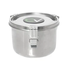 CVault Stainless Steel Holder With Boveda Humidity Pack Medium -.50 Liters