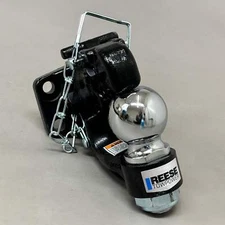 REESE TOWPOWER Steel Pintle Hook & Ball Combination Bolt on 16,000 lbs 7411720