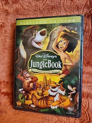 The Jungle Book DVD. 2-Disc Set 40th Anniversary Platinum Edition NEW/SEALED