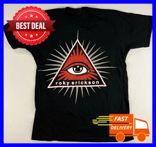 Roky Erickson T-Shirt Cotton Black