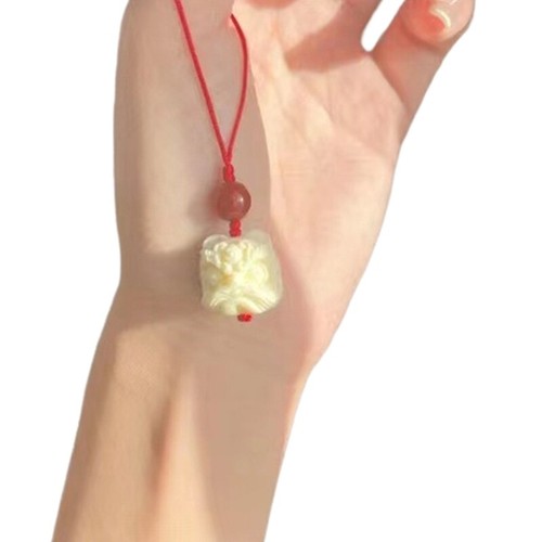 Vintage Chinese Style Lion Charm Pendant Chain Phone Strap Pocket Keychain Strap - 第 5/9 張圖片