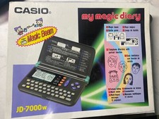 Vintage Casio My Magic Diary JD-7000w Casio Cool Rare In Box 