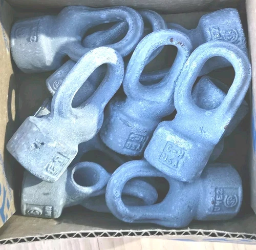 (Box of 10) Eaton Croise-Hines UNE2 Light Fixture Hanger 3/4", Iron 125 lbs Cap