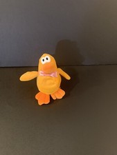 Vintage Dan Dee Plush Duck Easter 4" Yellow Chick Duckling Soft Beanbag Ducky