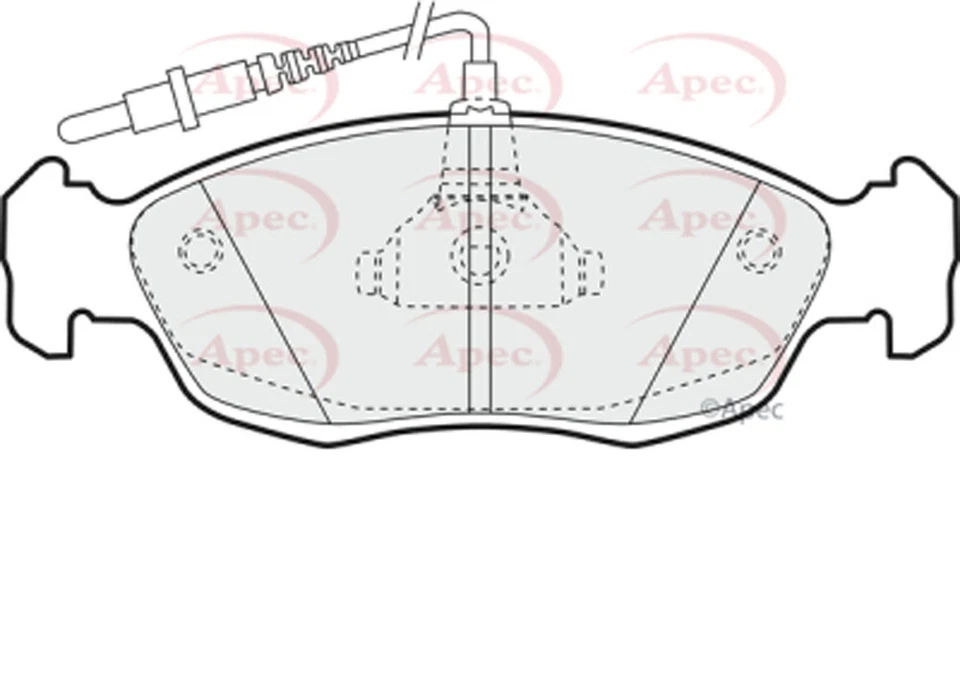 Fits Peugeot 306 1993-2002 Brake Pads Set Front Stallex 425188 - Image 2 of 2