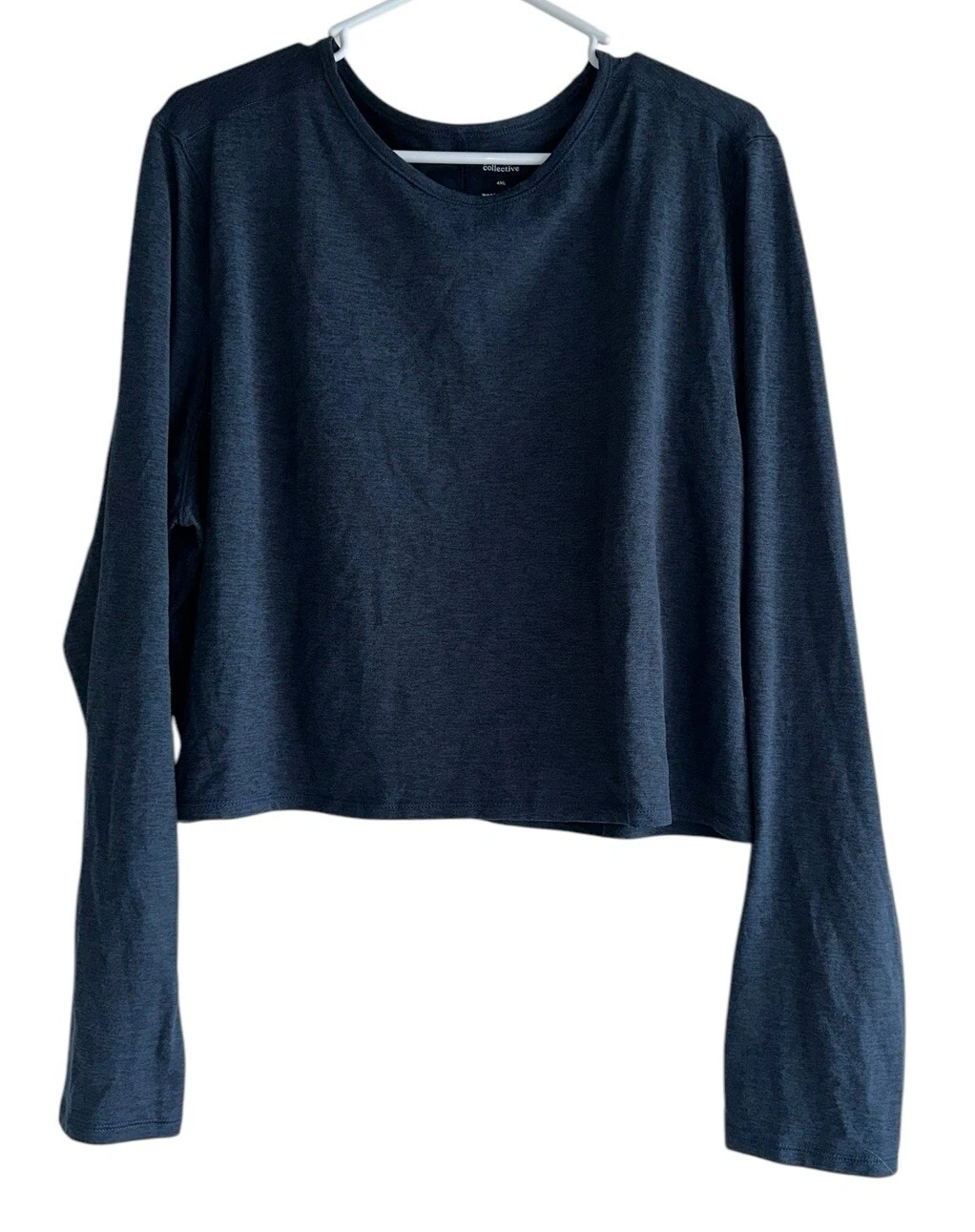 girlfriend-collective reset cropped long sleeve shirt