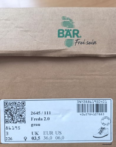 BOTTINES "BÄR" NEUVES - BOTTES D'HIVER 36-37 FOURREES - CUIR GRIS SOURIS - Imagen 10 de 12
