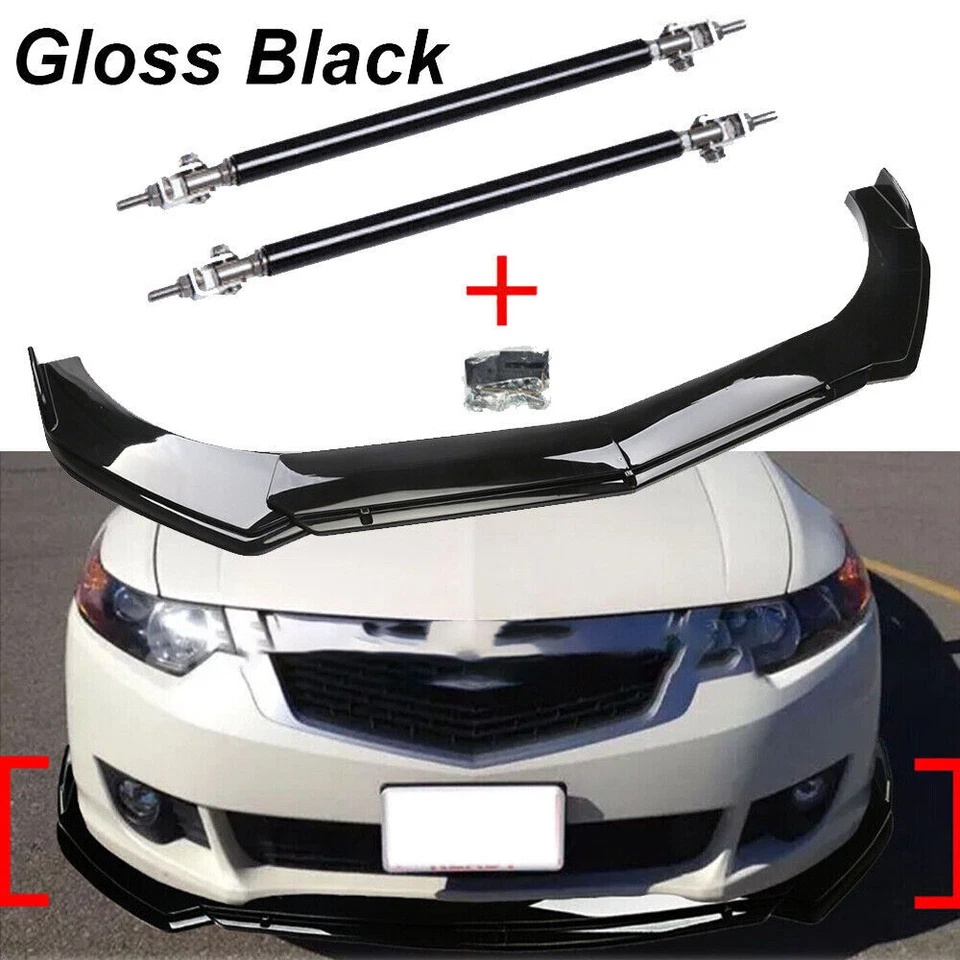 For Acura TL TLX ILX Front Bumper Lip Spoiler Splitter Body Kit/Side Skirt Body — 第 3/4 张图片
