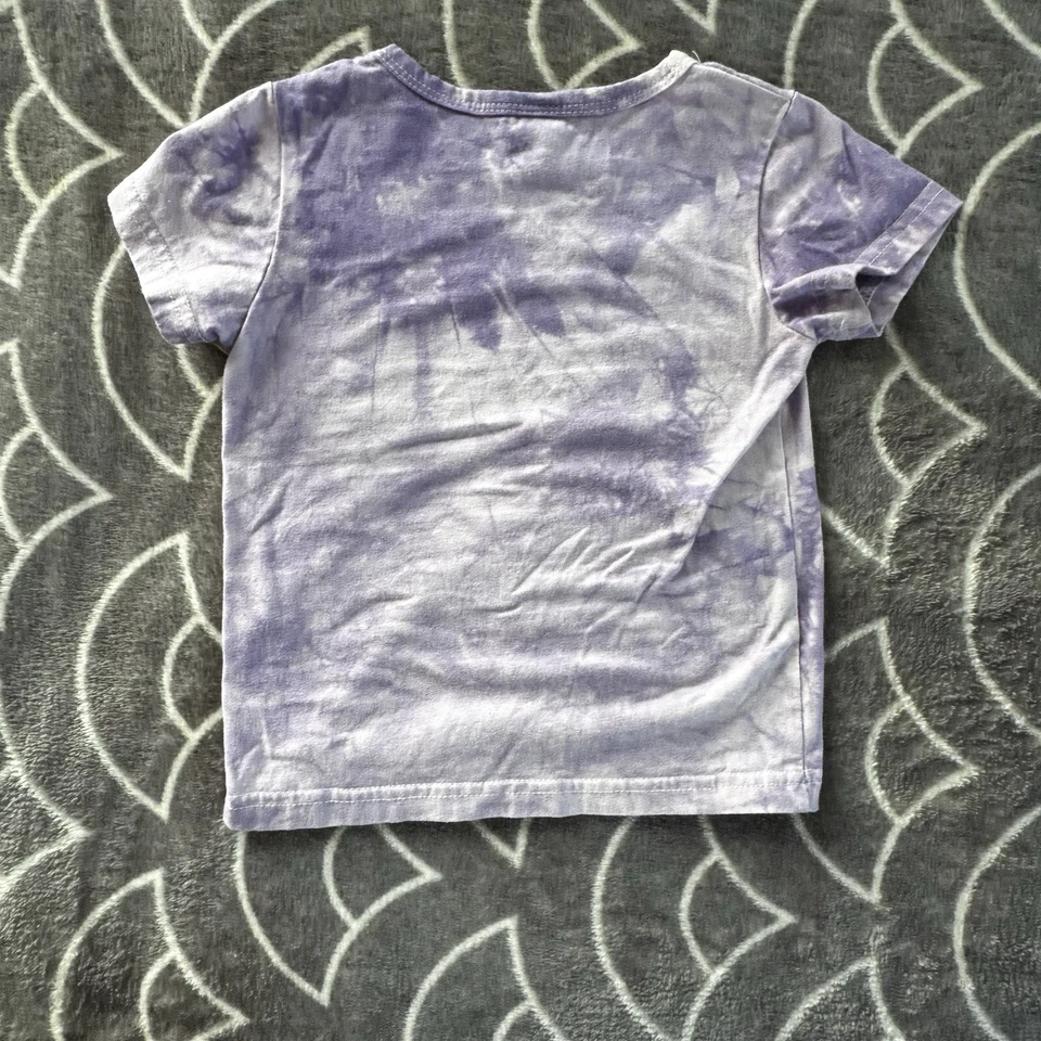 女宝宝多色圆领短袖纽扣套装上衣,尺寸 12M-2T — 第 3/4 张图片