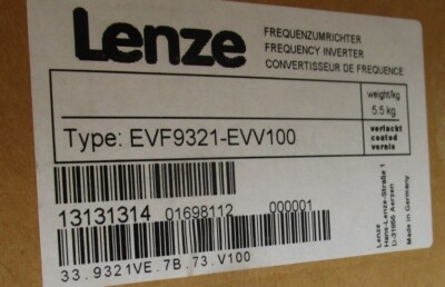 EVF9321-EVV100 PRO LENZE EVF9321EVV100 9300 Frequency Inverter