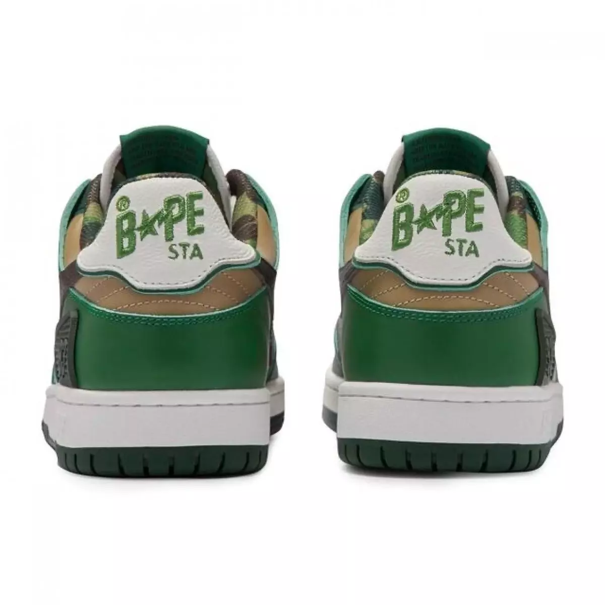 A Bathing Ape Bape SK8 Sta ABC Camo Green Sneaker US 9 2022 | eBay