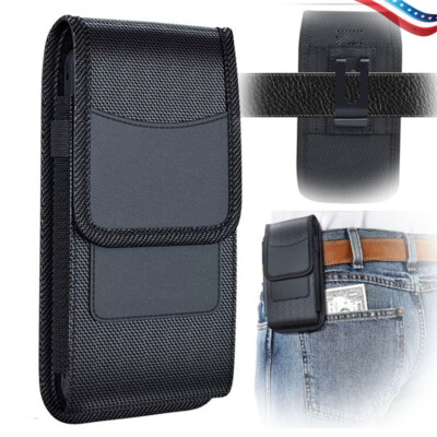 Belt Clip Pouch Holster Wallet Leather Cover For iPhone 17 16 15 Pro Max 14 13