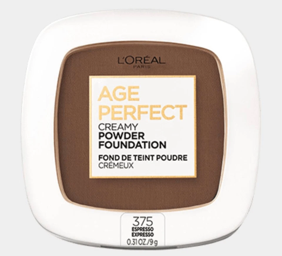 L'Oreal Age Perfect Creamy Powder Foundation w/ Minerals 375 Espresso New - Image 2 of 4