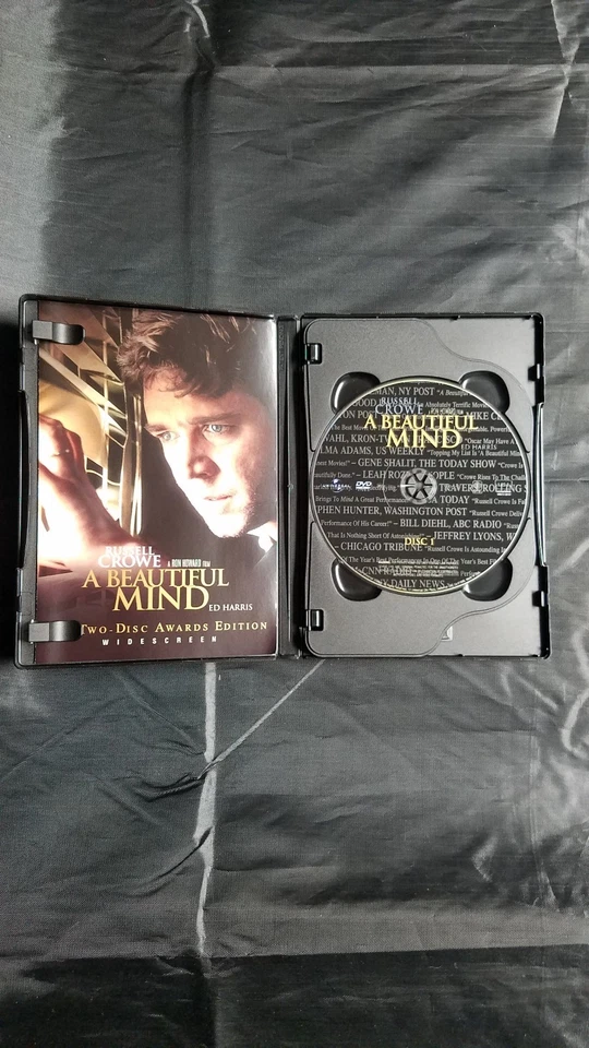 A Beautiful Mind (DVD, 2002, 2-Disc Set, Limited Edition Packaging Full Frame A… - Image 3 of 4