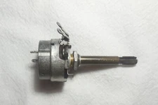 USED 500K Audio Taper CTS Potentiometer Carbon Composition Date 1941 Switch