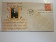 US COVER 1939 JOHN QUINCY ADAMS FDC SCOTTS #846 COIL STAMP CROSBY CACHET