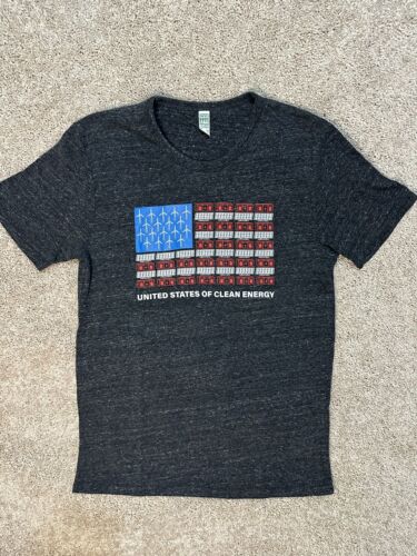 T-shirt Royal Apparel United State of Clean Energy fabriqué aux États-Unis taille grande - Photo 1/11