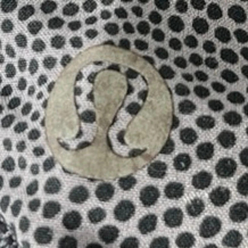 Pantalones Cortos Atléticos para Mujer Lululemon Negros Gris Lunares Tiro Alto Talla M Foto 4 de 4