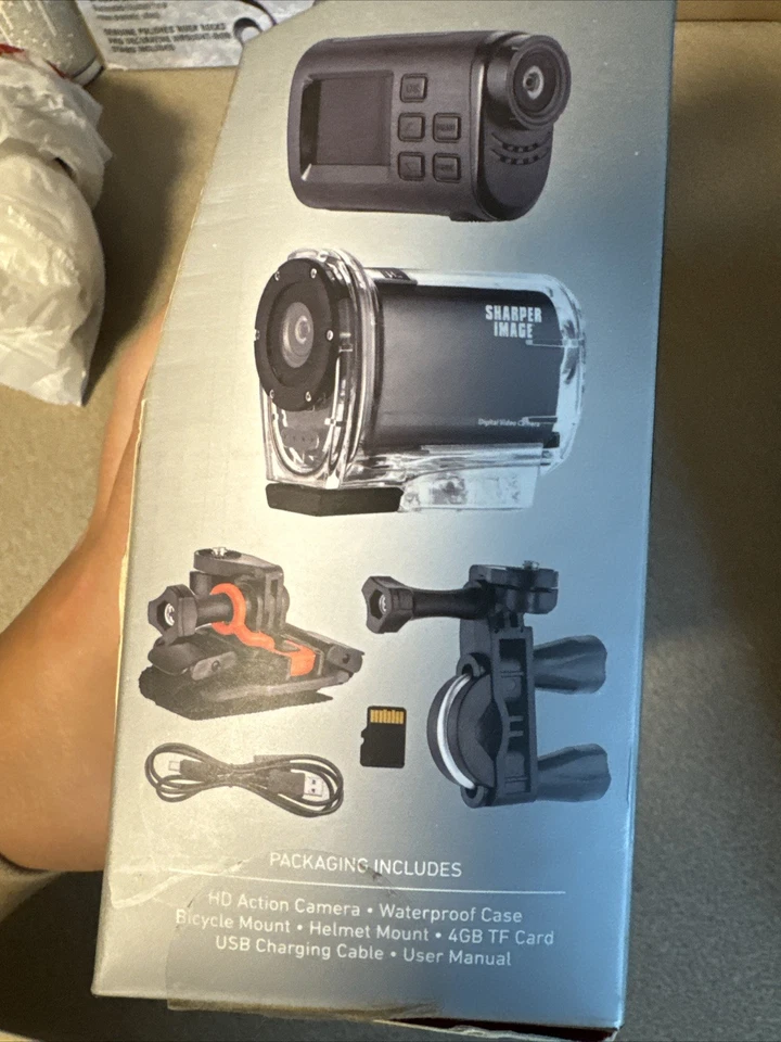 NUEVO SISTEMA OPERATIVO Sharper Image SVC430 HD Action Cam Go Pro Videocámara 1080P Foto 3 de 4