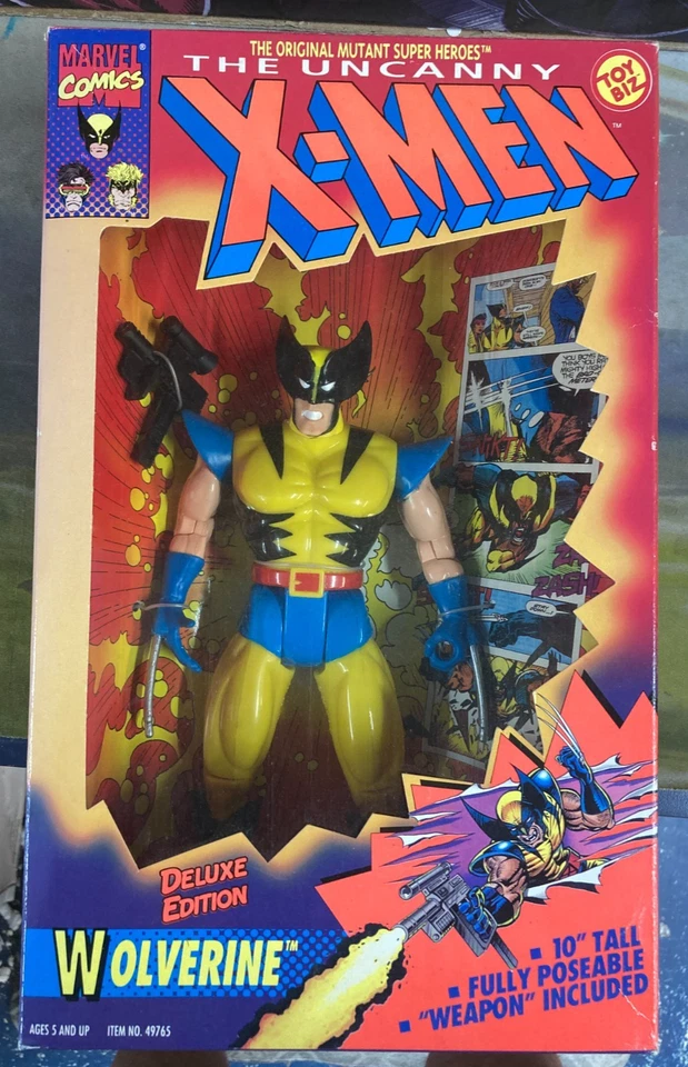 Wolverine Deluxe Edition Uncanny & Metallic Mutants 2 figure lot - Image 4 of 4