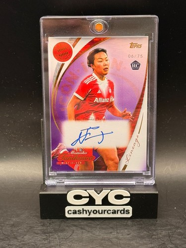 Momoko Tanikawa RC Icons Auto /75 #IA-MT 2025-26 Topps FC Bayern München Lineage
