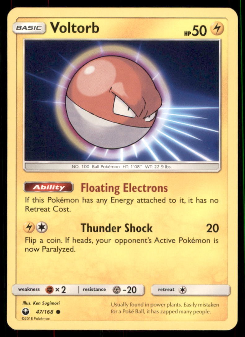 Pokemon TCG Voltorb 47/168 Regular 