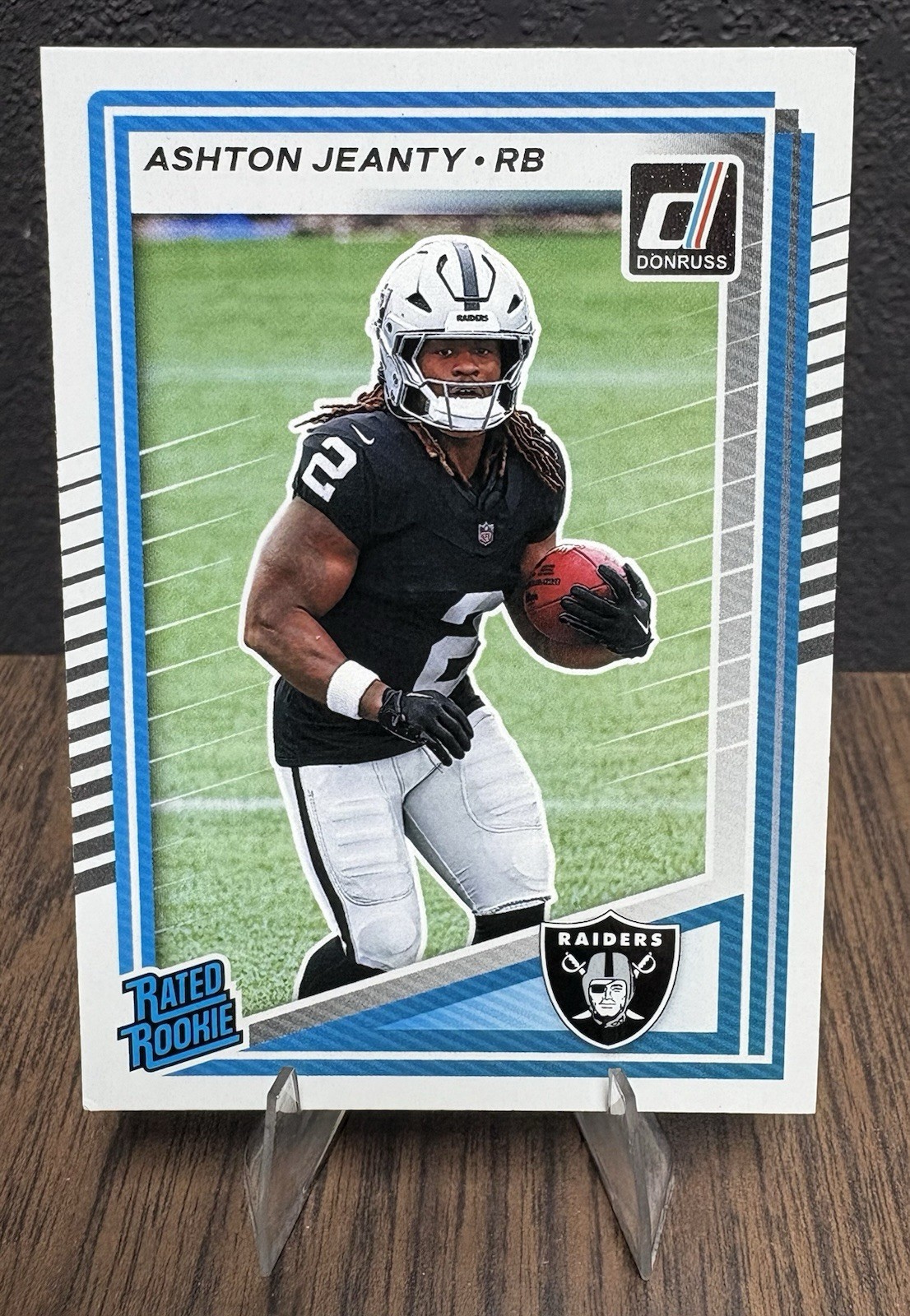 2025 Donruss Ashton Jeanty Rated Rookie Rookie RC #305 Raiders (RC)
