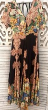 Farm Rio Maxi Dress Women Butterfly Floral Print XS