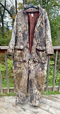 Vintage Remington Jumpsuit Large  Camo / Thick Insulated Coverall Hunting