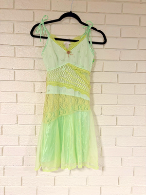lime green fairy dress Do Long GREEN FAIRY DRESS main image 0