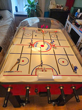 Carrom Sports Rod Hockey Table Game w/ Dome Cover  Electronic Scoreboard