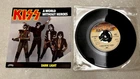 KISS – A World Without Heroes / Dark Light  (7” Vinyl, Europe, 1981) VG+