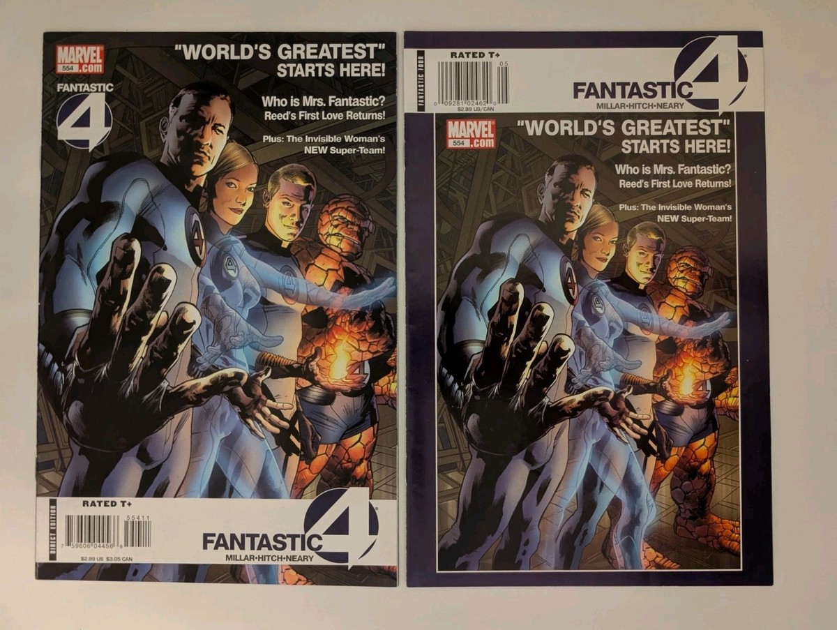 Fantastic Four #554 Set NM- Newsstand & Standard 2008 Travis Scott Fantastic Four #554 Set NM- Newsstand & Standard 2008 Travis Scott
