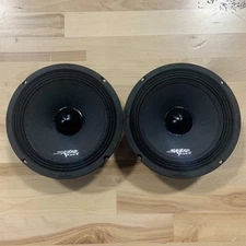 (2) USED SKAR AUDIO NPX65-4 6.5" 300 WATT MAX 4 OHM NEODYMIUM MID-RANGE SPEAKERS