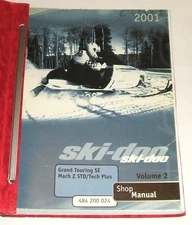 Skidoo 2001 Service Manual Mach Z Std Grand Touring Se Tech Plus Repair Shop