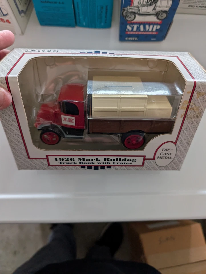 ERTL 1926 Mack Bulldog Truck Model Lockable Coin Bank - NEW In Box Never Opened  - Image 2 of 3