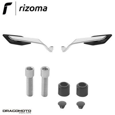 STEALTH MAX mirror Honda X-ADV 750 2017 RIZOMA BSN140A BSN900B Silver