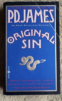 Original Sin by P.D. James 1994 Paperback